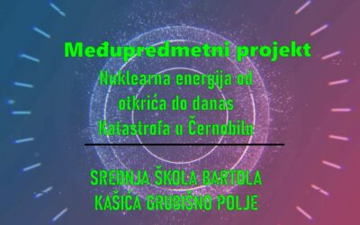 ZAJEDNIČKIM SNAGAMA RAČUNALCI, POLJOPRIVREDNI GOSPODARSTVENICI I MONTERI STROJARSKIH INSTALACIJA/ AUTOMEHATRONIČARI ISTRAŽILI ČERNOBILSKU KATASTROFU