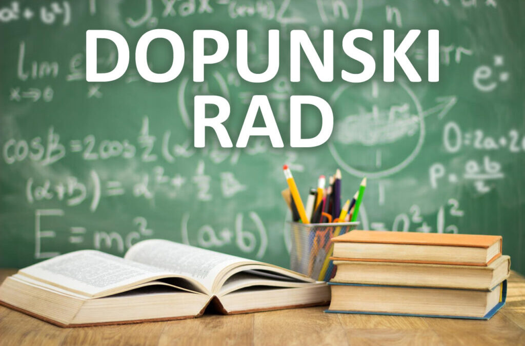 Dopunski rad za nezavršne razrede 2025./2026.