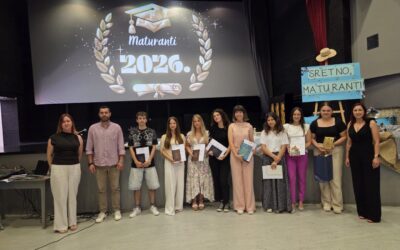 SVEČANA DODJELA PRIZNANJA I NAGRADA UČENICIMA TE SVJEDODŽBI MATURANTIMA ŠKOLSKE GODINE 2025./2026.